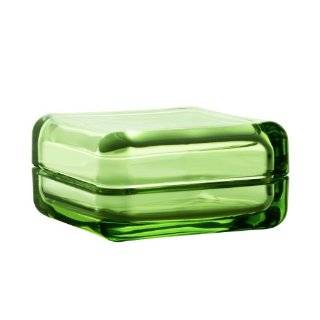 iittala Vitriini Square Box, Apple Green, 4 1/4 Inch