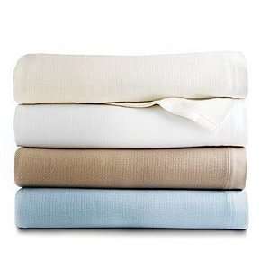  Hudson Park Bedding, MicroCotton Ivory Bed Blanket