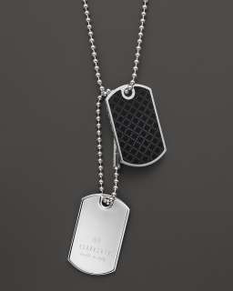 Gucci Dog Tag Necklace, 23.6  