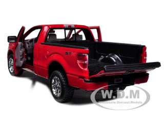   FORD F 150 STX PICKUP TRUCK RED 1/27 DIECAST MODEL CAR BY MAISTO 31270