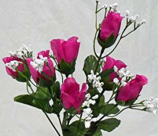   HOT PINK WATERMELON Silk Wedding Flowers Bouquets Centerpieces  