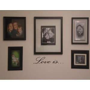  LOVE ISVinyl wall lettering stickers quotes and sayings 