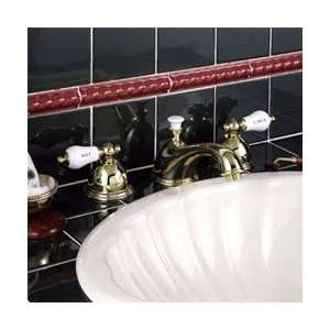   Hot & Cold Lever 8 Widespread Bathroom Faucet   Polished Brass Home