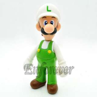 New Mario Bros 5LUIGI Poseable Action Figure Toy^MS223  