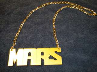 Mars Blackmon Necklace   Costume Prop    