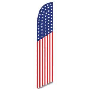   5ft American Flag Feather Banner Flag   FLAG ONLY   LIMITED TIME OFFER