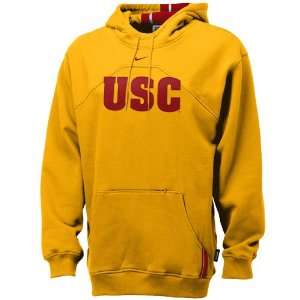 Nike USC Trojans Gold Play Action Hoody Sweatshirt  Sports 