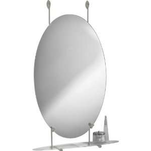  Oris Collection Nickel Finish Console 48 High Wall Mirror 