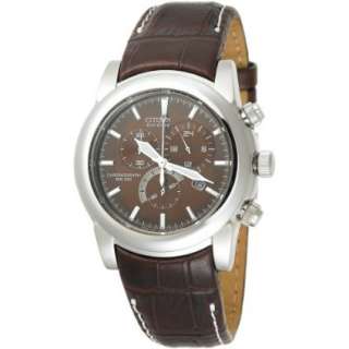 Citizen Mens AT0550 11X Eco Drive Chronograph Stainless Watch 