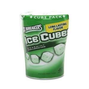 Ice Breakers Ice Cubes Spearmint Gum Bottle Pack, 3 oz  