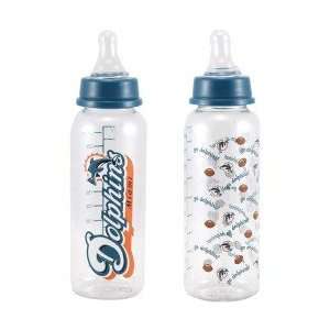  Miami Dolphins 2 Pack 9 oz. Baby Bottles Sports 