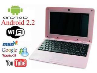 4GB 10 PINK WiFi mini Laptop Notebook Computer Netbook VIA8650 