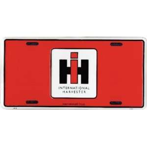 International Harvester License Plate IH 6x12
