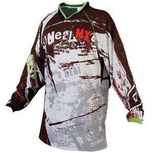  ONeal Racing Mayhem Jersey   2008   Small/Brown/White 