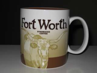   COFFEE Fort Worth TX Texas 16 oz Mug NEW RARE FREE SHIP  