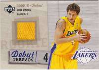 2005 06 Upperdeck Rookie Debut LUKE WALTON Jersey  