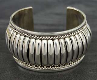   Sterling Silver Thomas Charley Bracelet Native American Jewelry  