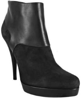   leather platform ankle boots  