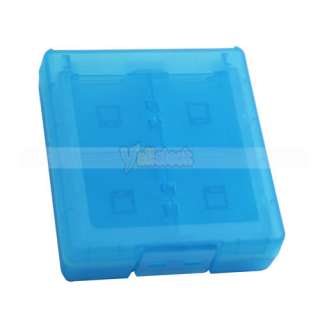 NEW 16in1 Game Card CASE BOX For Nintendo DS Lite Blue  