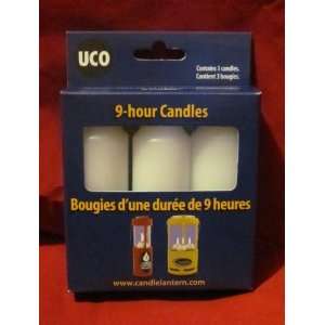  UCO 9 Hour Candle Lantern Candles 3Pk Camping Survival 