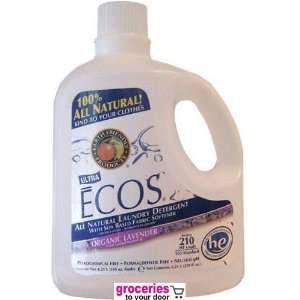 Ecos Liquid Laundry Detergent, Organic Lavender, 105 Loads Standard 