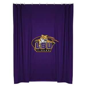   Shower Curtain   Lousisana State Tigers NCAA /Color Purple Size 72 X
