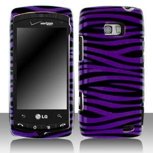  Cuffu   Purple Zebra   LG VS740 Ally Case Cover + Screen 