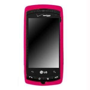  Rubberized SnapOn Cover for LG Ally VS740   Rose Pink 