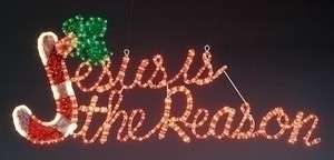   IS THE REASON WALL HANGING Lights Up ~ OUTDOOR CHRISTMAS SIGN  