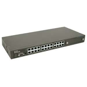  D Link DES 3226 24 Port 10/100 Managed Switch, SNMP, 2 