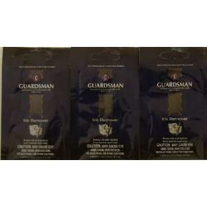  Guardsman Leather Ink Remover Wipes 3pk  