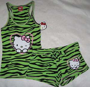 Hello Kitty Pajamas Junior Girls Size S M L XL NWT  