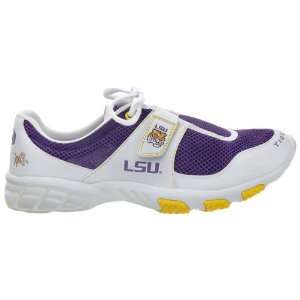  LSU Tigers Womens Rave Ultra Light Gym Shoes Sports 
