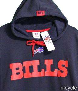 Buffalo BILLS NFL HOODIE w Silkscreen & Patch XL NWT  