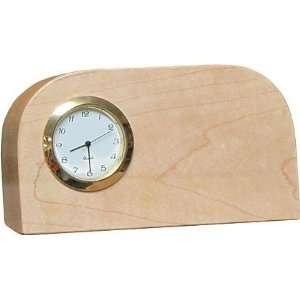  Maple Landmark 62197 Desk Clock  Maple  Plain