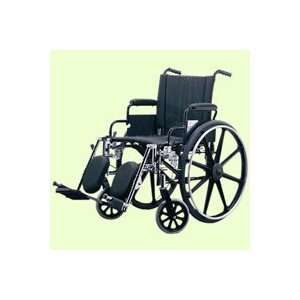 Medline Excel K4 Lightweight Wheelchair, 18, Swing Back Desk Length 