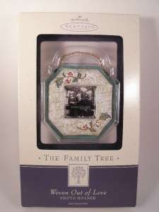 Hallmark Keepsake Ornament Family Tree WOVEN OUT OF LOVE QEP1309 Photo 