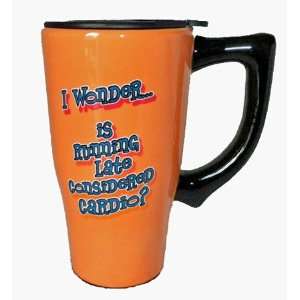   Cardio ? ceramic Coffee Tea cup commuter Travel Mug