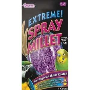  Top Quality Purple Millet Spray Calcium & Honey Dipped 4oz 