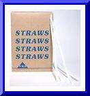 wrapped straws  