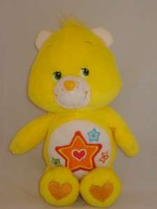 Super Star Superstar Bear Plush Care Bears Yellow 9p5 Yellow Stuffed 
