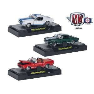  M2 Muscle Cars Shelbys Set of 3 Vehicles 1/64 Release 16 