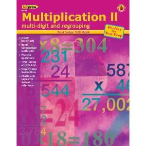  15 Pack EDUPRESS MULTIPLICATION 2 MULTI DIGIT 