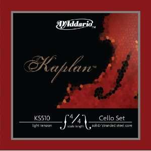   KS510L Kaplan Cello String Set, Light Tension Musical Instruments