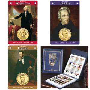Willabee & Ward Presidental Dollar coin Collection With collectible 