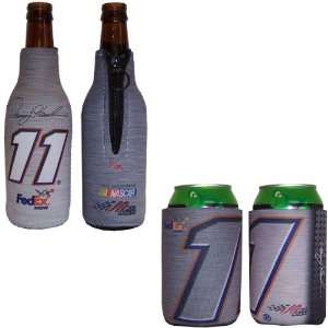   Denny Hamlin (2) Can Koozies and (2) Bottle Koozies