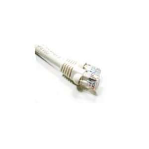   10 FT RJ45 CAT (6E) 550MHZ MOLDED NETWORK CABLE   WHITE Electronics