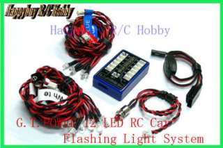  G.T.POWER 12 LED RC Car Flashing Light System  