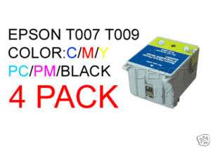 NON OEM 4PK INK FOR EPSON T007 & T009 PHOTO 1280 1290  