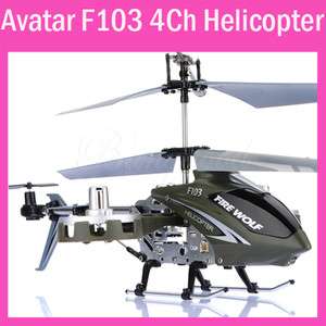 AVATAR F103 RC IR Remote Control 4CH Helicopter Mini Toy Aircraft Heli 
